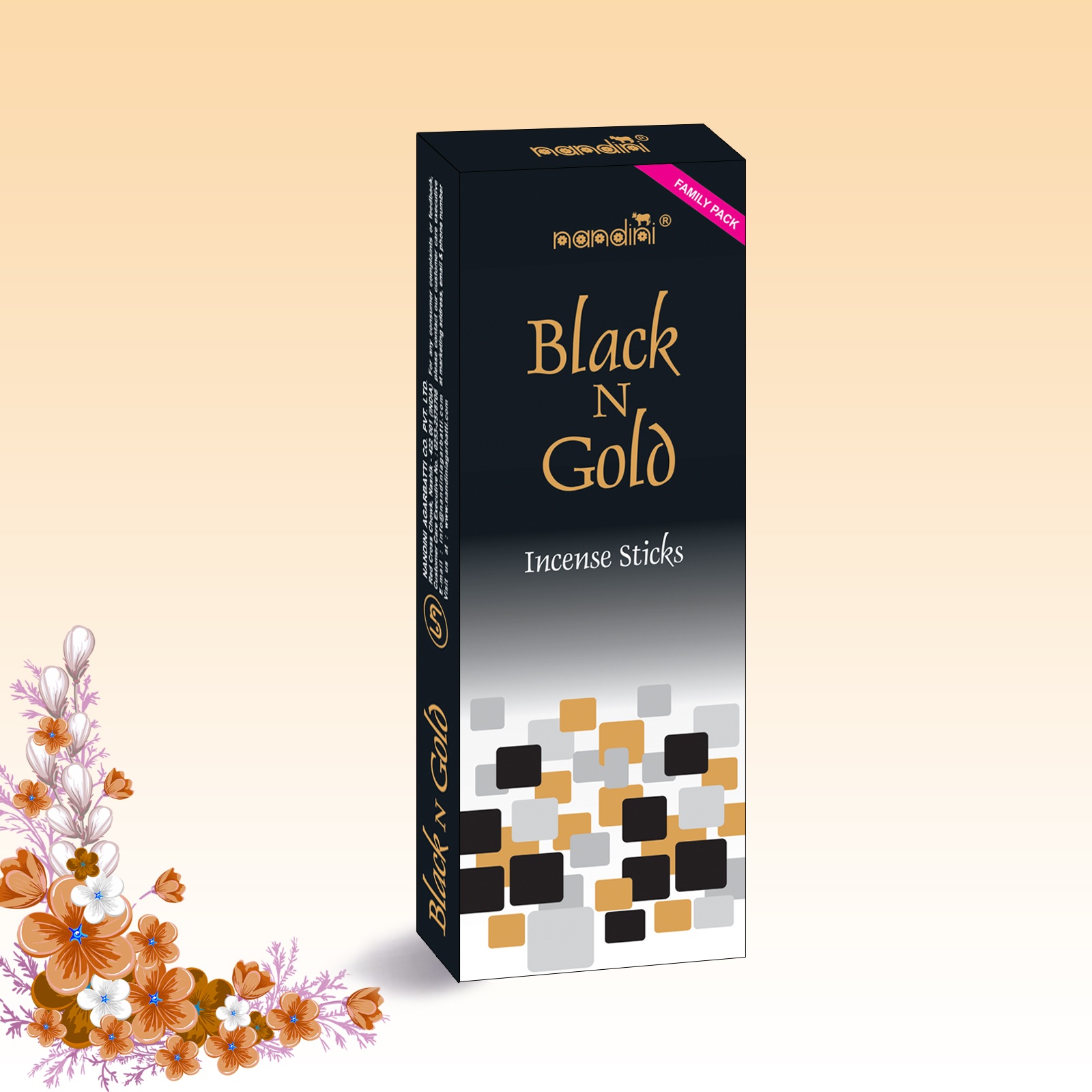 Black N Gold Incense Sticks 